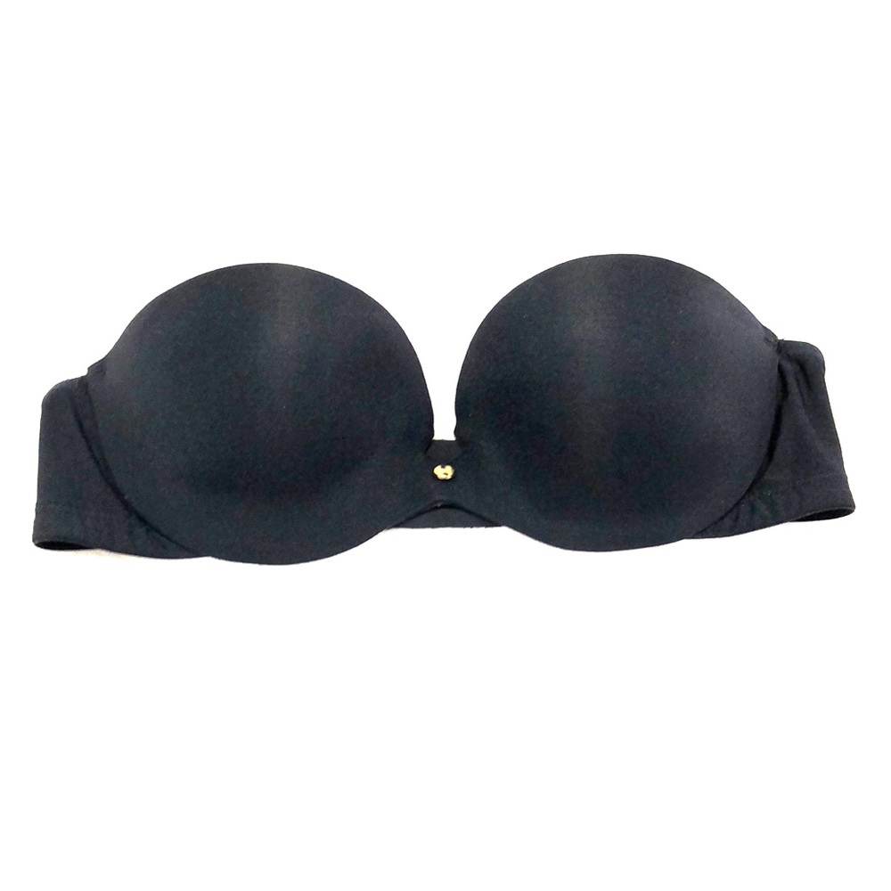 Victoria’s Secret Black Strapless Push-up Bra